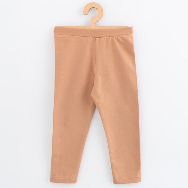 Detské legíny z teplákoviny New Baby Kindergarten beige 116/122