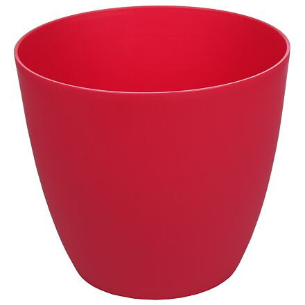Plastkon Ella Mat dekoratívny kvetináč magenta, 18cm