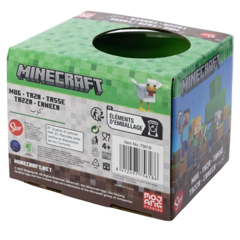 STOR Keramický hrnček Minecraft, 380ml, 75618