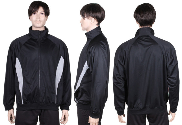 SJ-2 športová bunda čierna-šedá 3