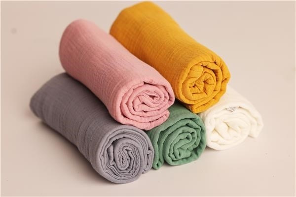 Mušelínová deka New Baby mustard 3