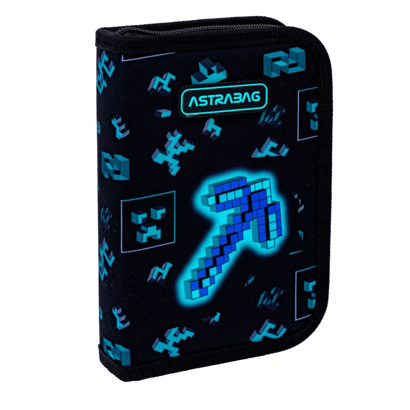 Vyklápací peračník s náplňou AstraBAG DARK PIXEL, AC11, 503025017 1