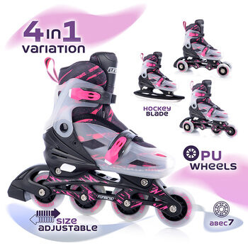 ADAPT GIRL 4in1 rozťahovacie korčule GIRL 35-38