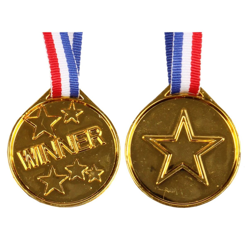 Winner Gold dětská medaila se stuhou 1