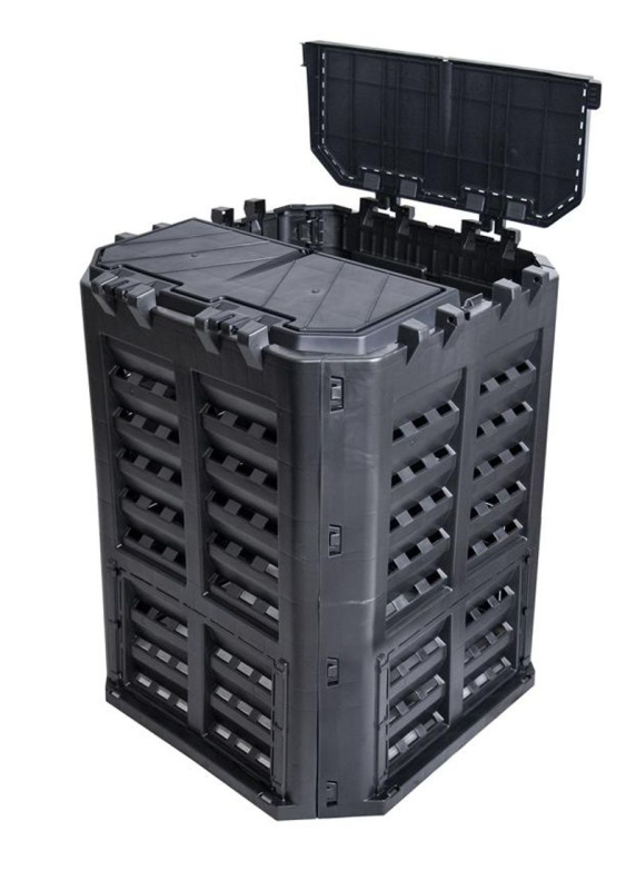 Kompostér ECO Multi 360 lit., čierny, PE 1