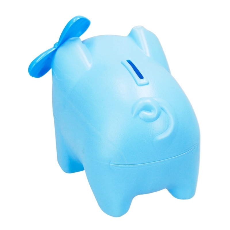 Pokladnička Prasiatko modré 3