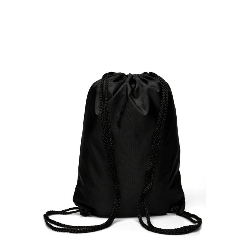 Čierny vak so sťahovacou šnúrkou Vans Wm Benched Bag Black/white