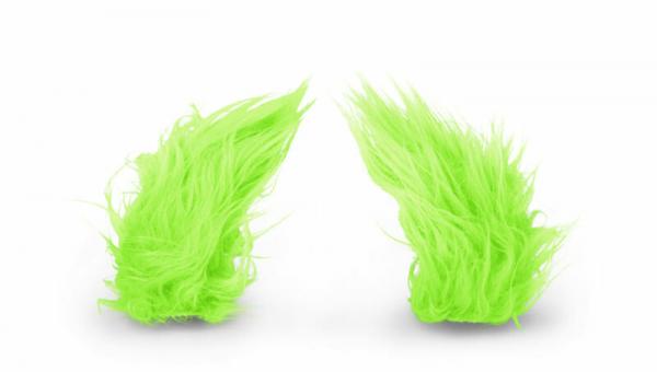 Etape Funny Kit dekorácia na prilbu fluo zelená