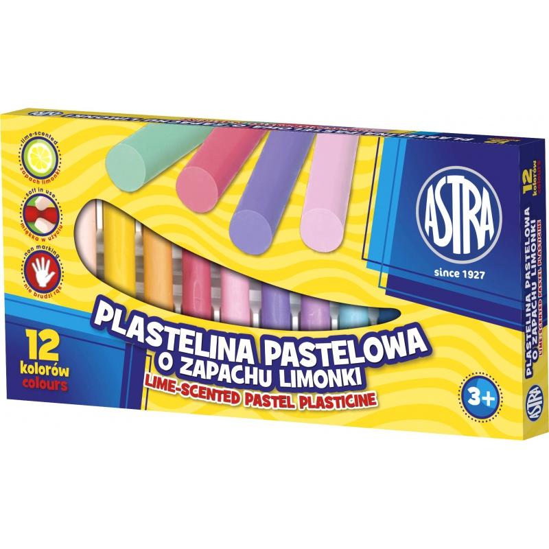 ASTRA Plastelína voňavá 12 pastelových farieb, 303114001