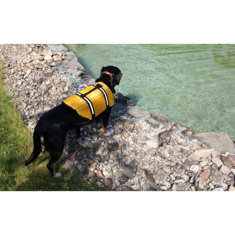 Dog Swimmer plávacia vesta pre psa oranžová 3