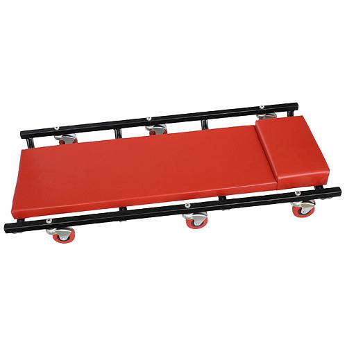 Lehátko TR6451 BigRed, červené, 930x440 mm, servisné na kolieskach