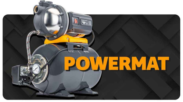 Domáca vodáreň 900 W, nádrž 24 l, max. výška 8 m, 108 l/min, tlačná výška 50 m 2