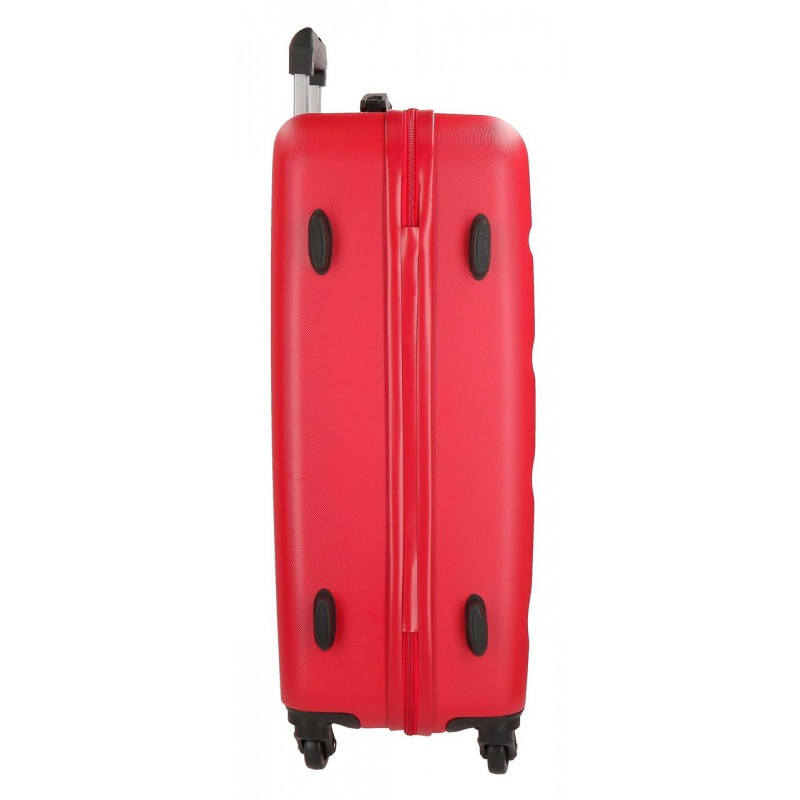 ROLL ROAD Flex Red, Sada ABS cestovných kufrov, 55-65cm, 5849564 3