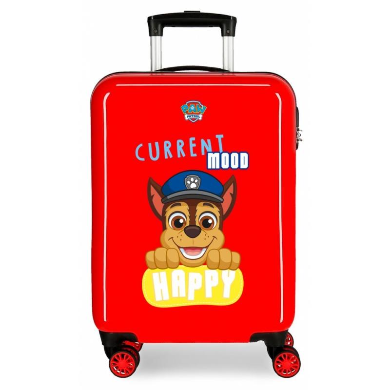 JOUMMA BAGS Luxusný detský ABS cestovný kufor PAW PATROL Red, 55x38x20cm, 34L, 2191722