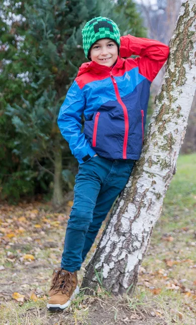 Pidilidi Jarná/jesenná športová bunda pre chlapcov, PD1100-02, Chlapec