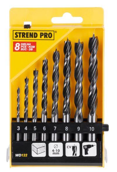 Sada vrtákov Strend Pro WD122, 8 dielna, 3-10 mm, Wood, do dreva 1