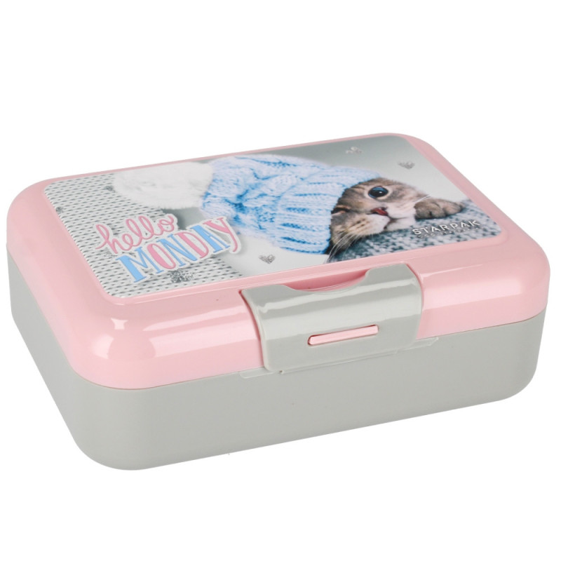 Box na desiatu a fľaška mačička 2