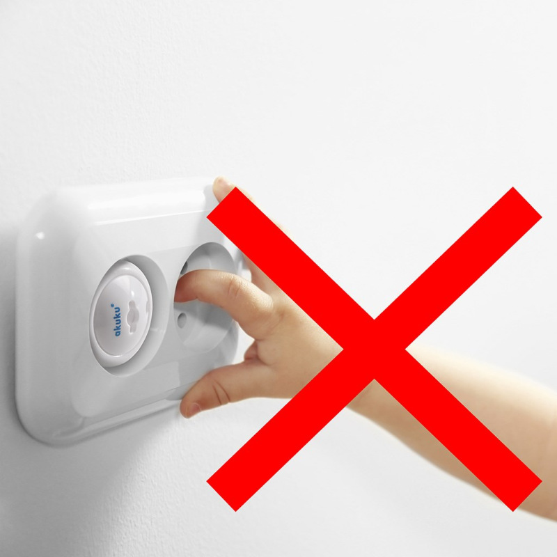 Poistky do zásuvky Akuku 6 ks 3