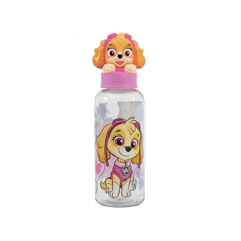 Plastová 3D fľaša s figúrkou PAW PATROL, 560ml, 74857