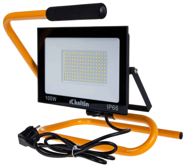 LED reflektor 100W so stojanom, neutrálna biela 4500K, KELTIN 6