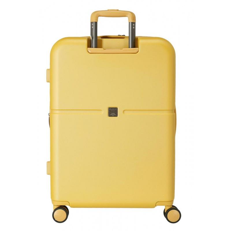 PEPE JEANS Highlight Ochre, Sada luxusných ABS cestovných kufrov 70cm/55cm, 7689523 7