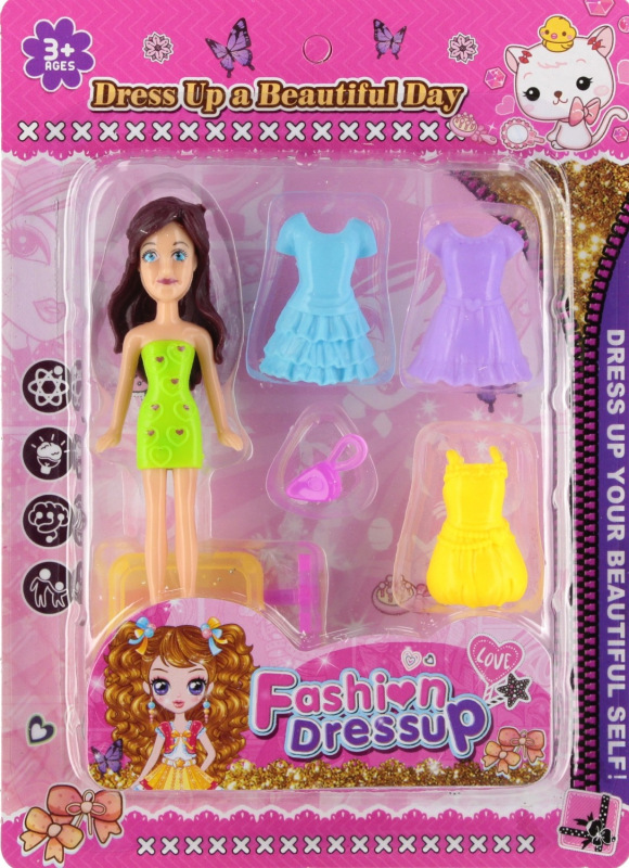 Obliekacia bábika s doplnkami 1