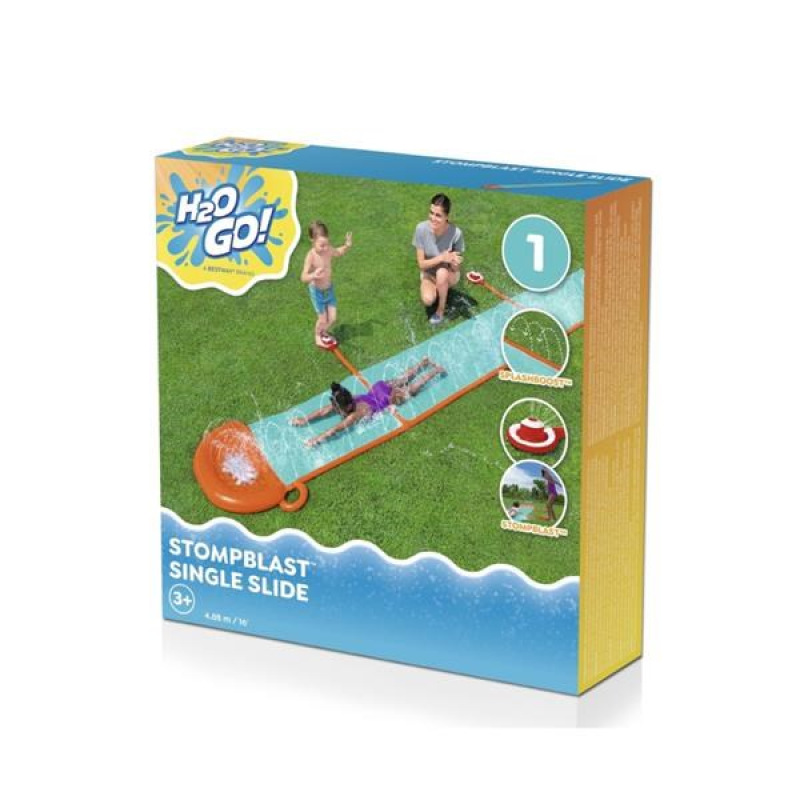 Detská vodná šmykľavka so sprškami Bestway H2OGO! StomBlast 4,88 m 2
