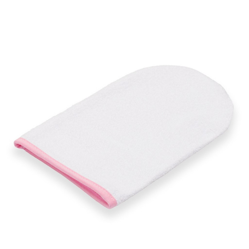 Detská froté osuška s kapuckou New Baby BASIC 80x80 bielo-ružová 1