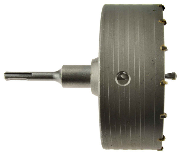 Korunka vykružovacia SK, 150 mm, závit M22 s adaptérom SDS plus, GEKO 4