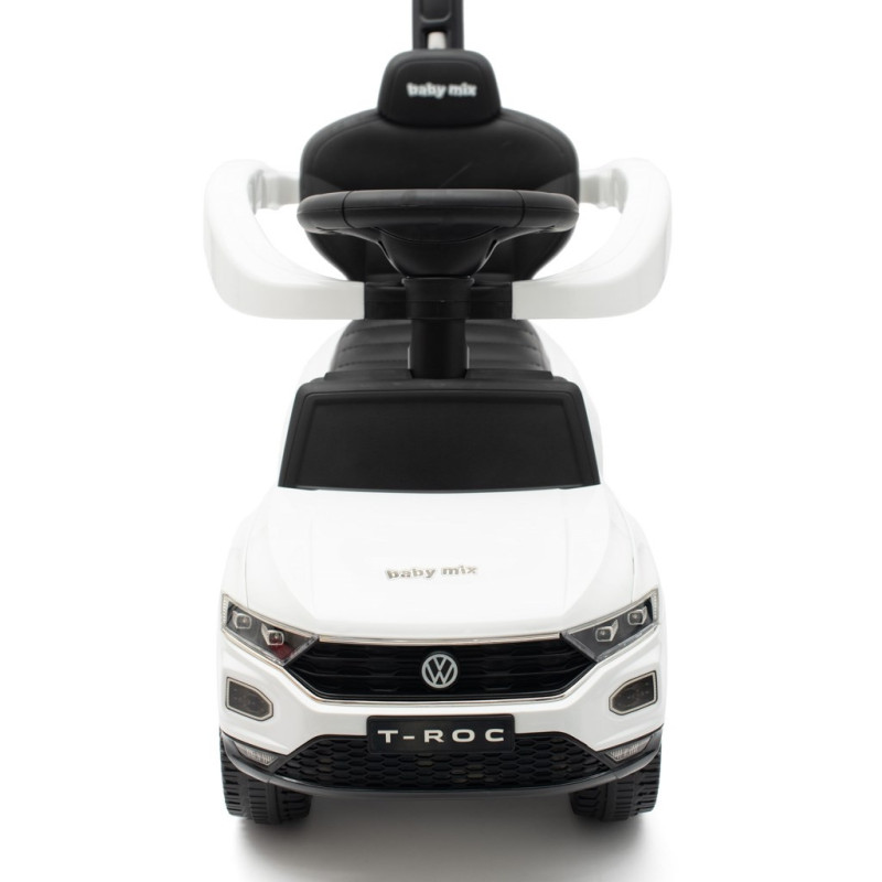 Detské odrážadlo s vodiacou tyčou Baby Mix VOLKSWAGEN T-ROC biele 2