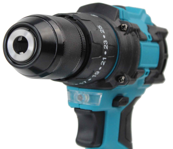 Akumulátorový vŕtací skrutkovač, 2x 2Ah batéria, 1x nabíjačka, 42Nm VASKO 6