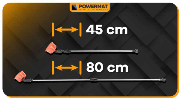 Postrekovač akumulátorový 16 litrový, akumulátor 12V, 8Ah, PM-OA-16K, POWERMAT 11