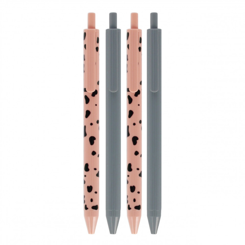 Set 4ks pier šedé a ružové 3