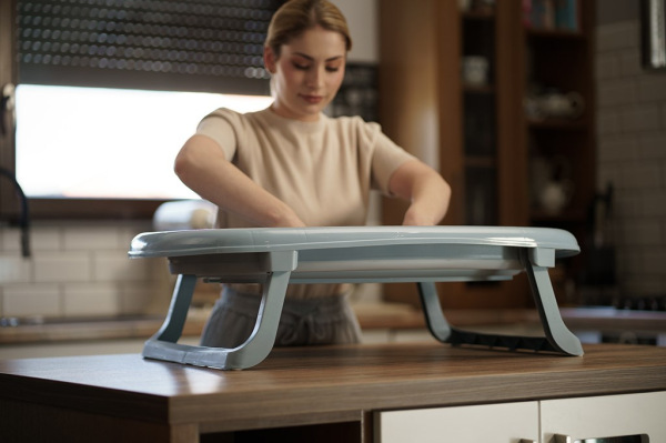 Skladacia plastová vanička Tega Baby grey 4