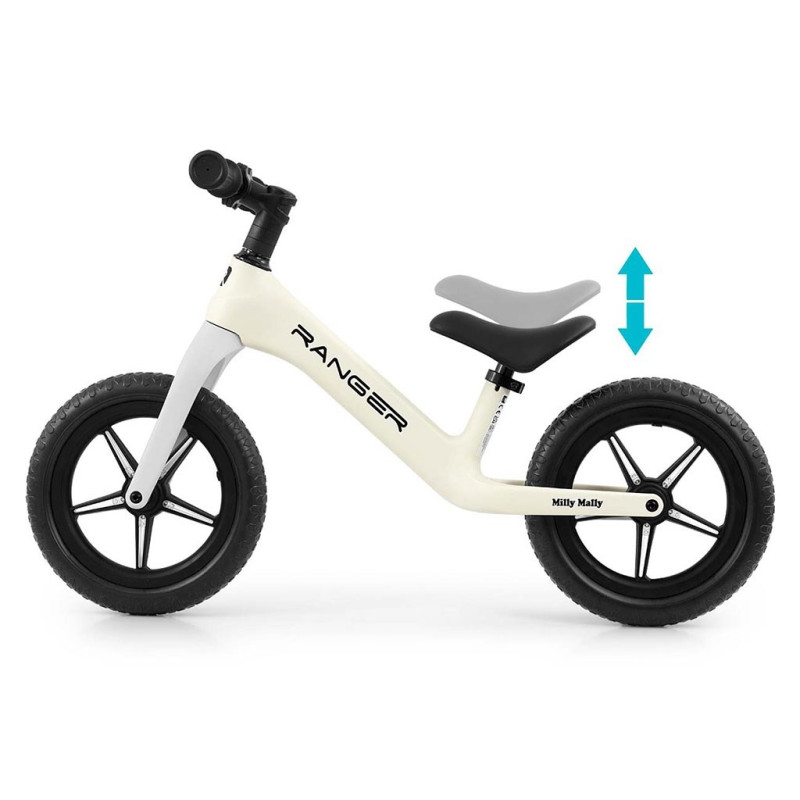 Detský balančný bicykel Milly Mally Ranger Flash White 4