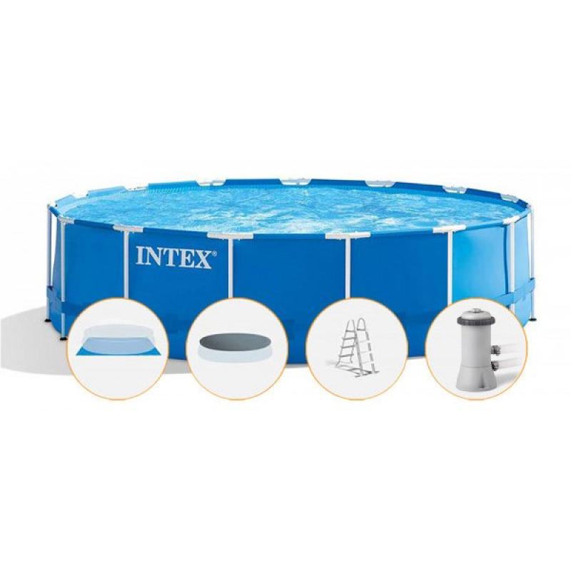 Bazén Intex 28242 METAL FRAME POOL 457x122 cm SET 1