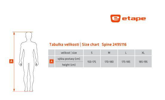 Spine chránič chrbtice čierna-žltá fluo 3