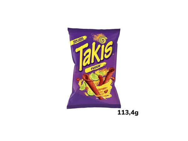 Takis Fuego Hot Chilli Pepper&Lime Tortilla Chips 113,4g MEX