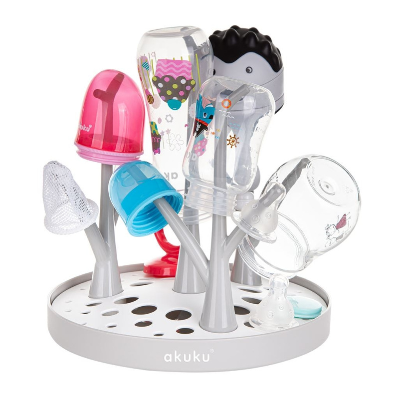 Univerzálny odkvapkávač sušička na fľaše a cumlíky Akuku STROMČEKY 1
