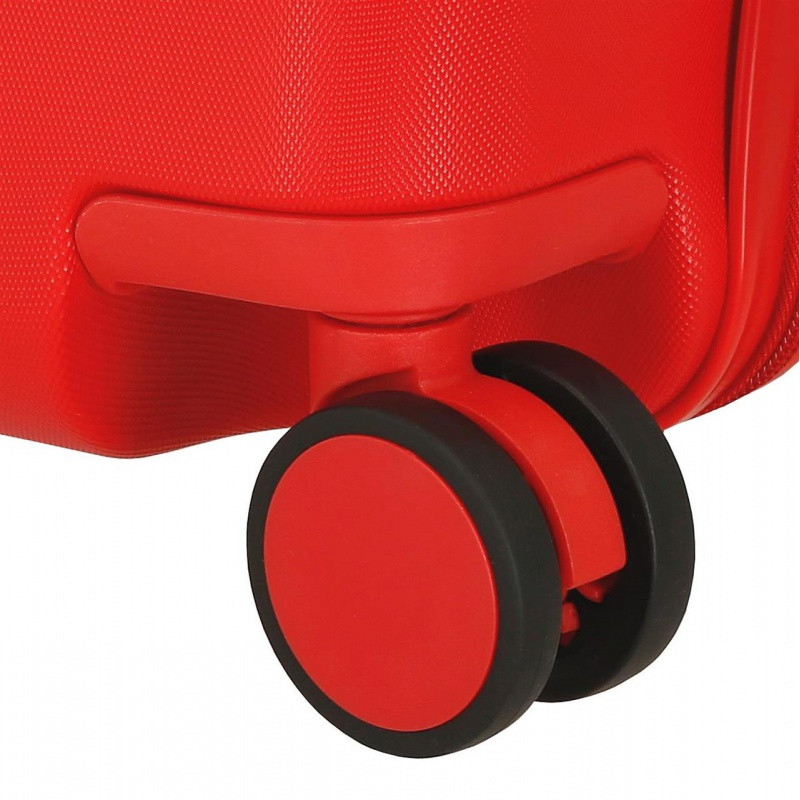 Detský cestovný kufor na kolieskach / odrážadlo MICKEY MOUSE Circle Red, 2039822 6