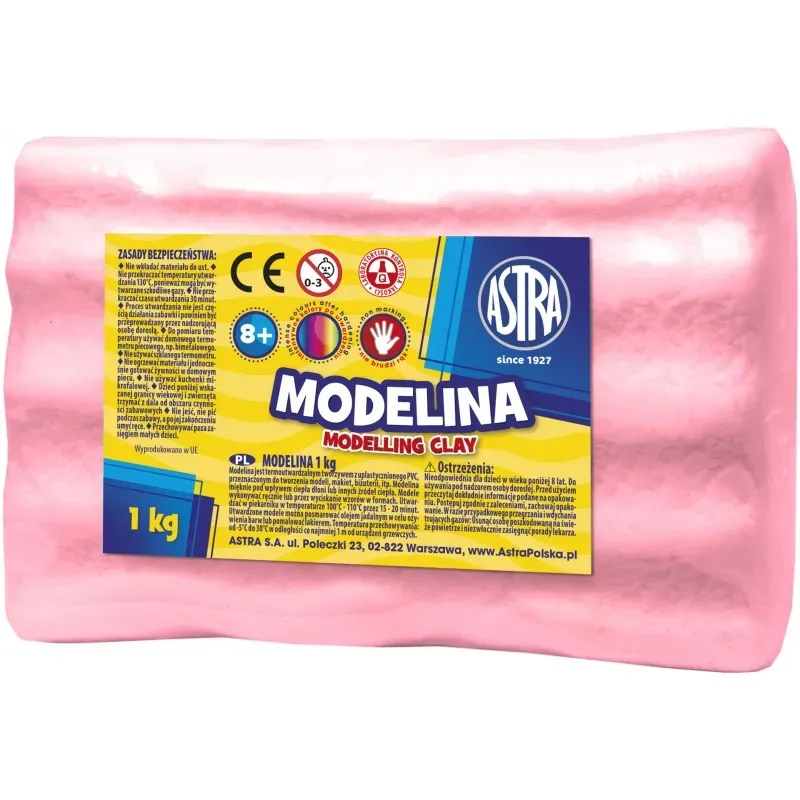 ASTRA Modelovacia hmota do rúry MODELINA 1kg Malinová, 304118002