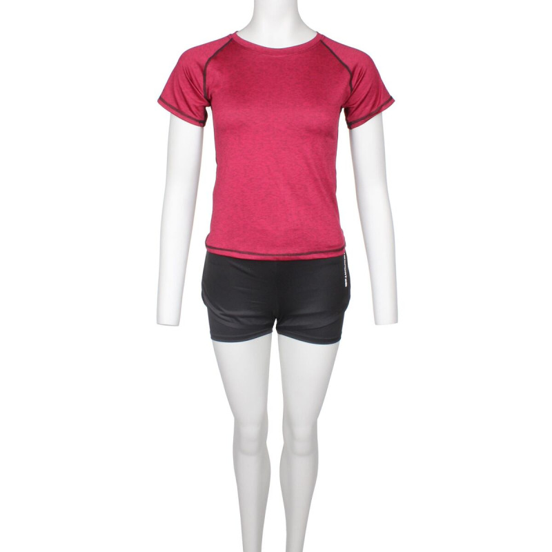 Runner Short 2W fitness set plum 5