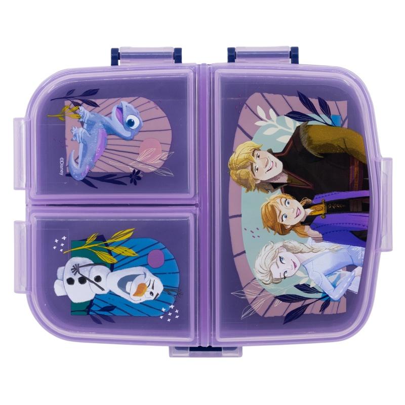 Delený plastový box na desiatu XL, DISNEY FROZEN, 74299 1