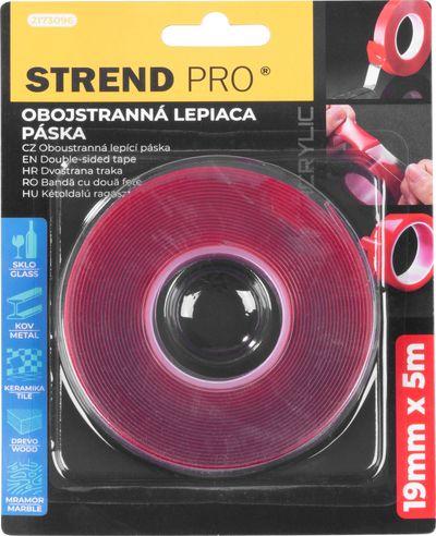 Páska Strend Pro, 19 mm, L-5 m, obojstranná, lepiaca, akrylová, montážna 2