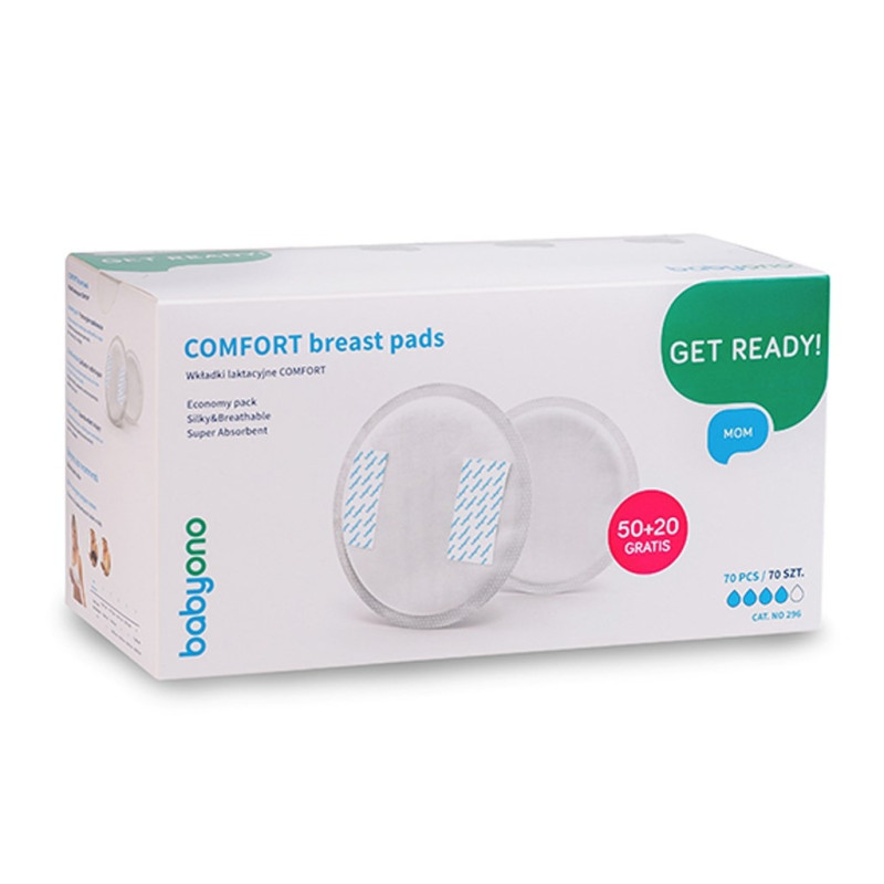 Prsné vložky Baby Ono COMFORT 50+20ks gratis 1