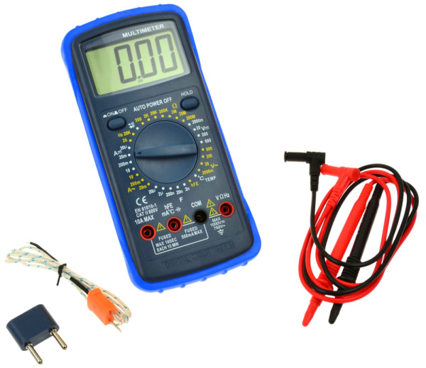 Digitálny multimeter PREMIUM 5808 so zvukovou signalizáciou, GEKO 1