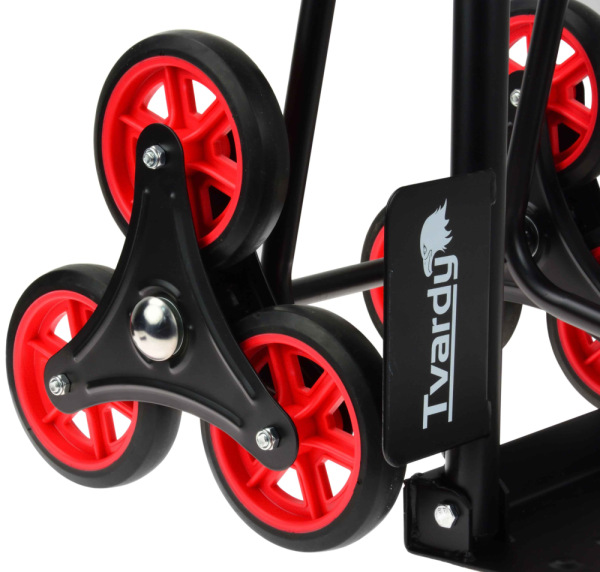 Rudlík schodišťový, nosnosť 150 kg, kolesá 150 mm, TVARDY 3