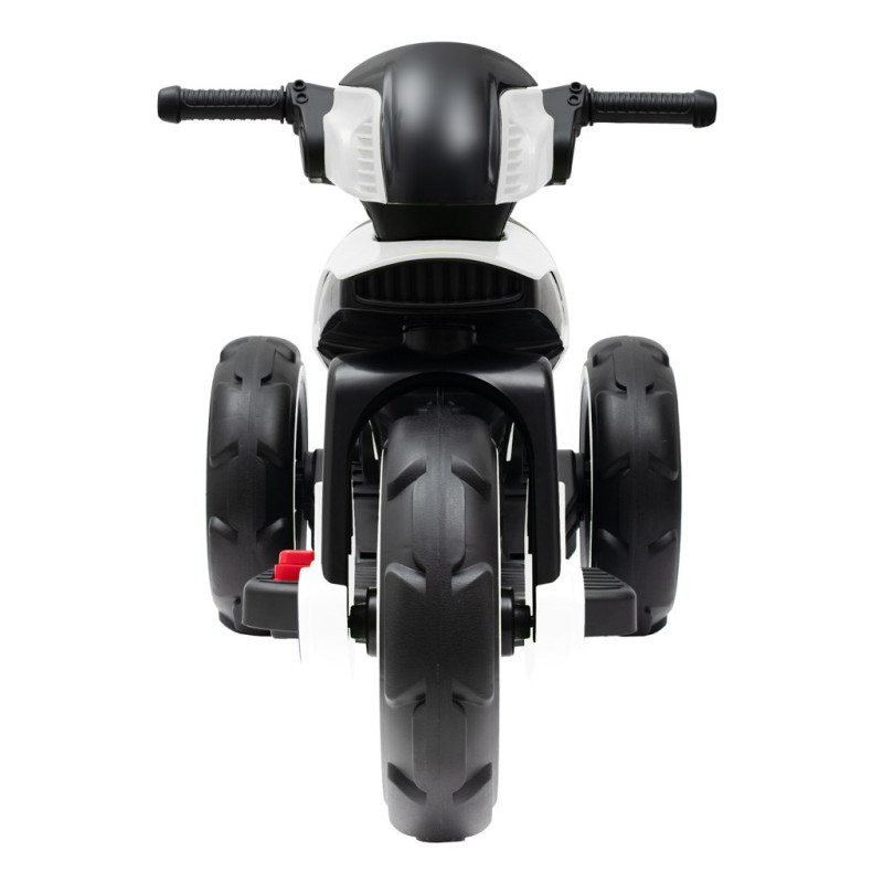 Detská elektrická motorka Baby Mix POLICE biela 4