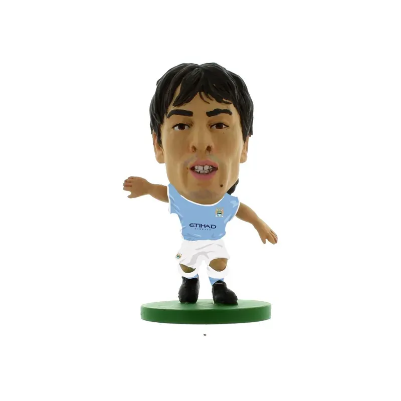 FOREVER COLLECTIBLES SOCCERSTARZ Plastová figúrka 5cm, DAVID SILVA / MANCHESTER CITY