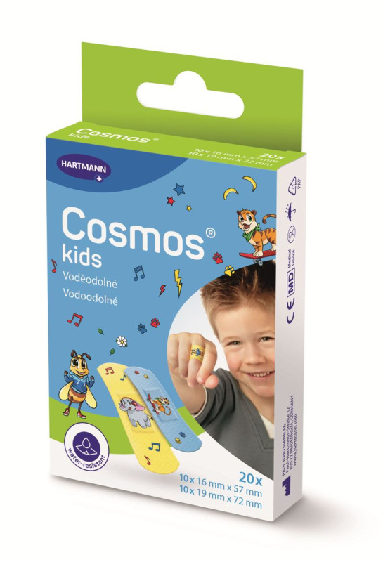 Náplasť Cosmos Kids detská, 2 veľkosti, 20 ks